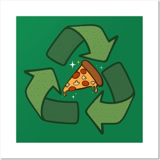 Recycle Pizza Posters and Art